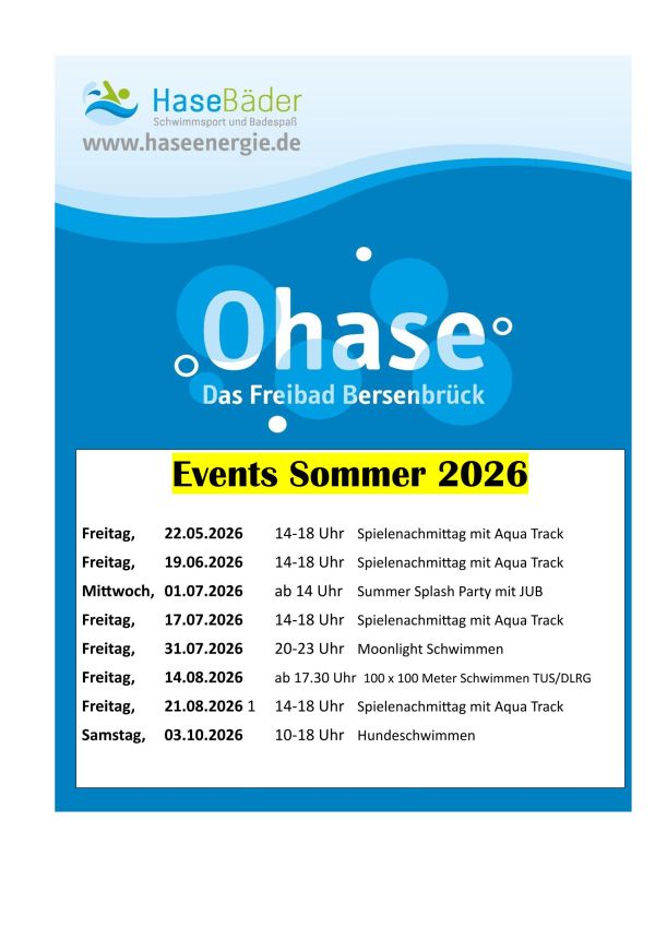 Events Sommer 2026